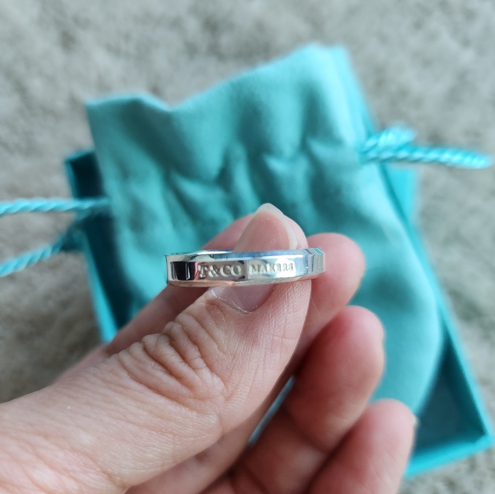 Tiffany 1837® Makers narrow slice ring in sterling silver - Picture 4 of 4